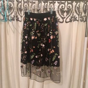 Embroidered SHEIN Skirt